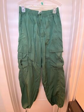 Offline by aerie Green Cargo Joggers Small